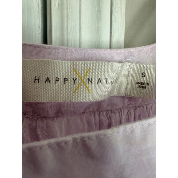 Happy x Nature Women's Small Lavender Midi Sundress Cotton Boho - Picture 5 of 8